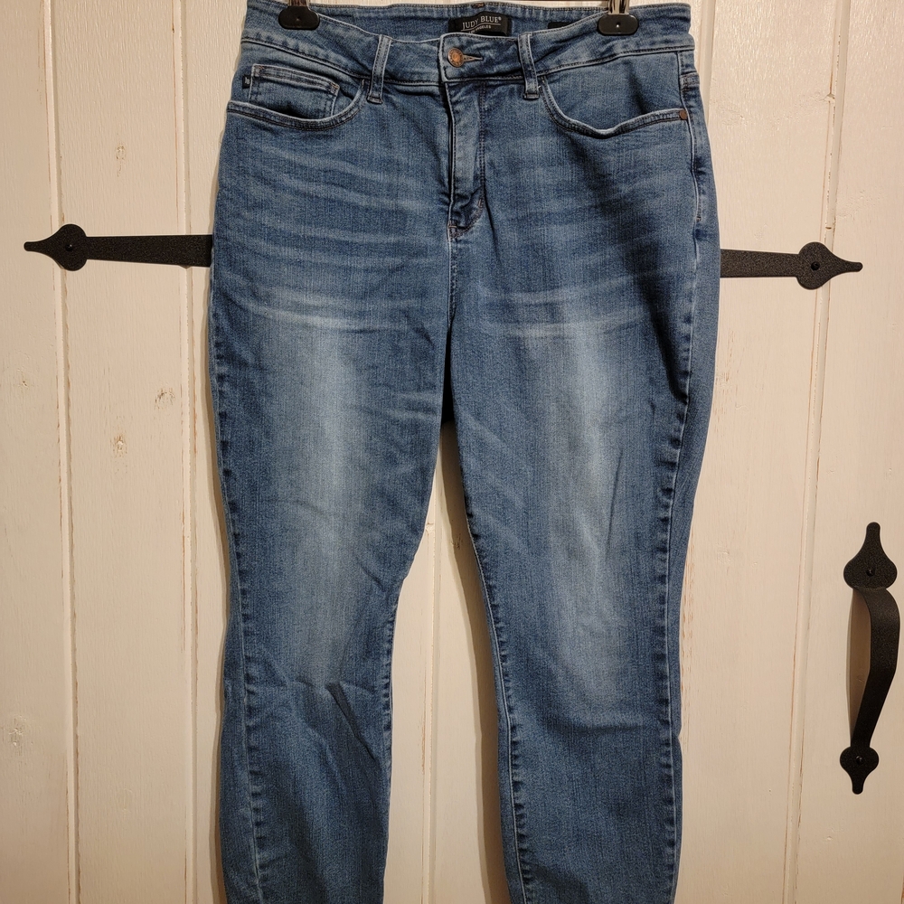 Judy Blue Womens Jeans Classic Blue Skinny Fit Denim Size 16W